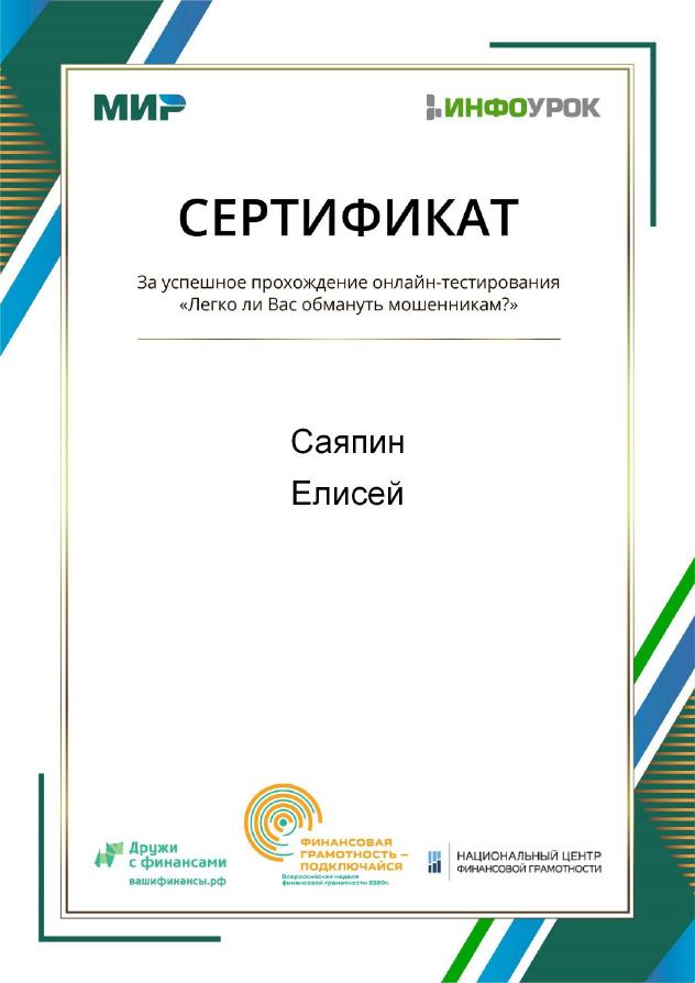 Сертификат_тестирования Саяпин
